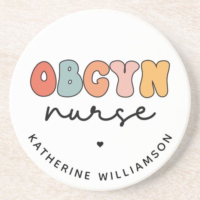 Porta-copos Enfermeiro de OBGYN Personalizado (Frente)