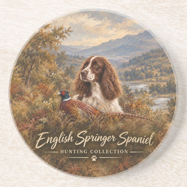 Porta-copos English Springer Spaniel  (Frente)