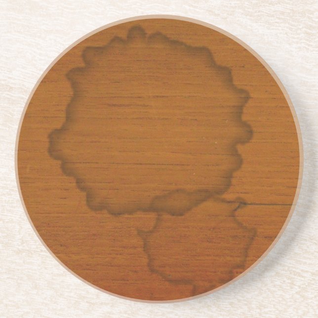 Porta copos engraçada da mancha do café (Frente)