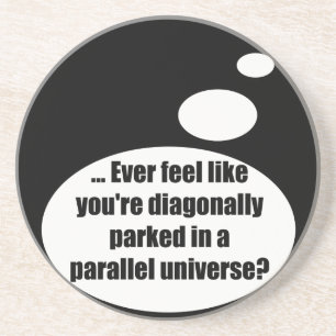 Porta copos engraçada do arenito