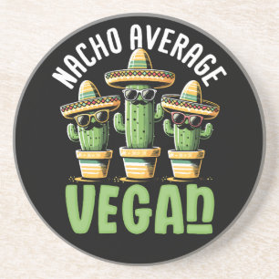 Porta-copos Engraçado Cactus Sombrero Nacho Média Vegan
