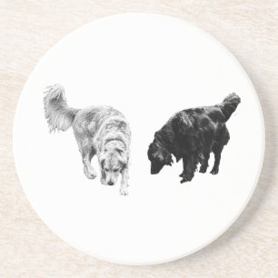 Porta-copos Enxofre da Mesa posterior — Retriever Duo