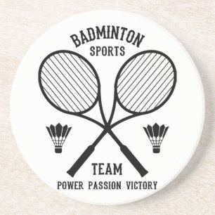 Porta-copos Equipe de Esportes de Badminton