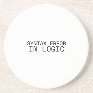 Porta-copos Erro de Sintaxe Na Lógica Minimalista Técnica 