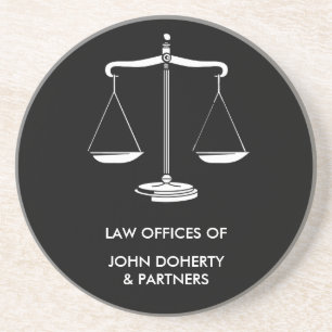 Porta-copos Escalas de Justiça   Clássico