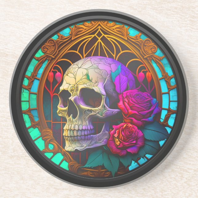 Porta-copos Escórias de Vidro Mantidas Faux (Frente)