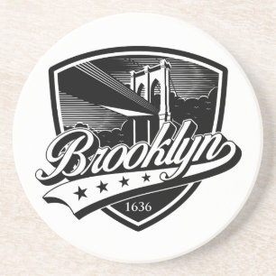 Porta-copos Escudo do Brooklyn com Desenho Swoosh