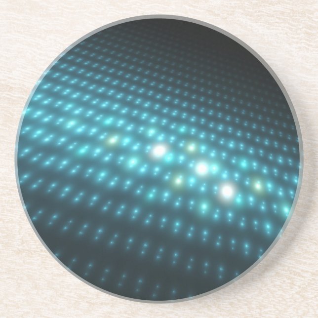 Porta-copos Esferas azuis 3D (Frente)