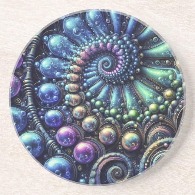 Porta copos espiral da alienígena (Frente)