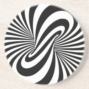 Porta-copos Espiral da ilusão óptica 3D