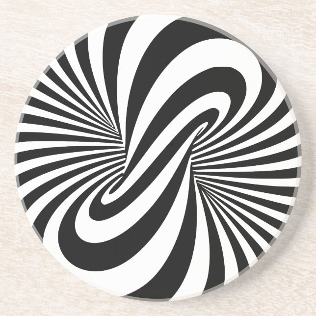 Porta-copos Espiral da ilusão óptica 3D (Frente)