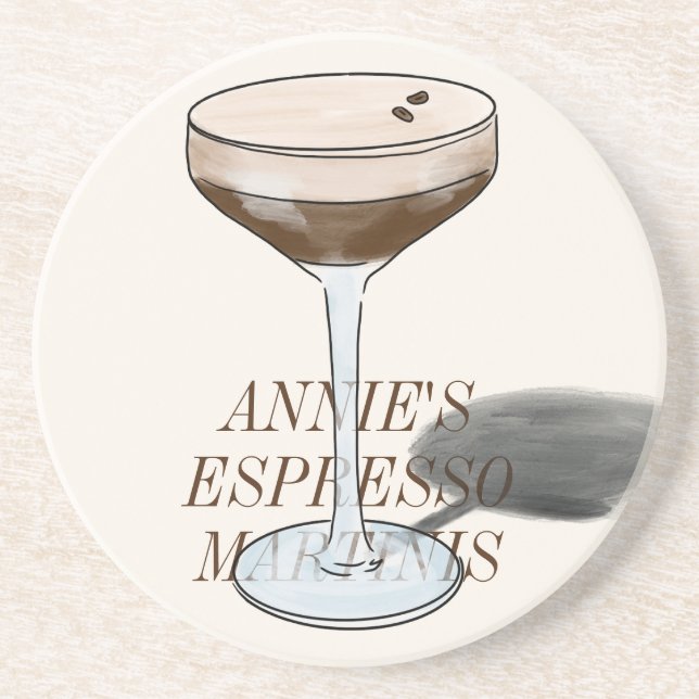 Porta copos Espresso Martini (Frente)