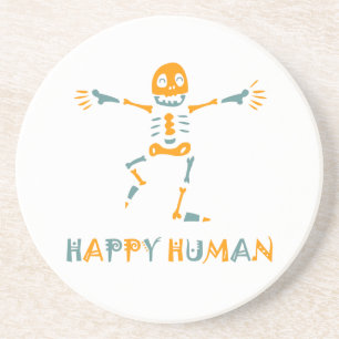 Porta-copos Esqueleto humano feliz