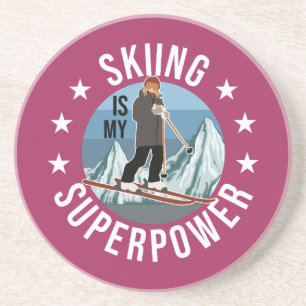 Porta-copos Esqui É Minha Superpotência