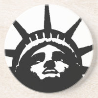 Estátua de Pop de Arte Negra e Branca da Liberdade
