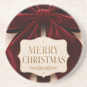 Porta-copos Estilo de Natal com Laço de Veludo Elegante Person
