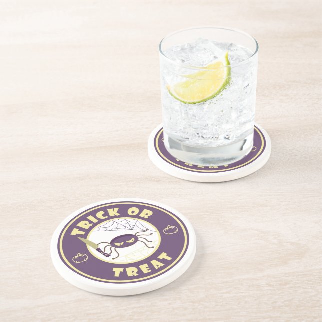 Porta-copos Estilo Starbucks para a aranha do halloween (Lateral)