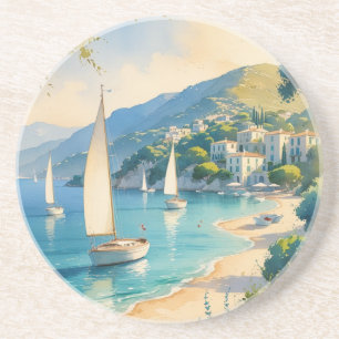 Porta-copos Estilo Vintage Cote D'Azur Viagem francês