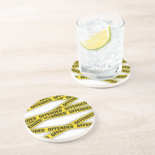 Porta-copos Estou ofendido que a fita policial não atravesse