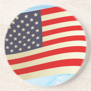 Porta-copos Estrelas de Bandeira Americanas Grevem Tropas Hone