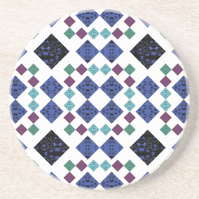Porta-copos Estrelas Diamantes (Frente)