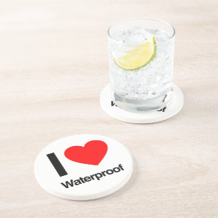 Porta-copos Eu Amo À Prova de Água