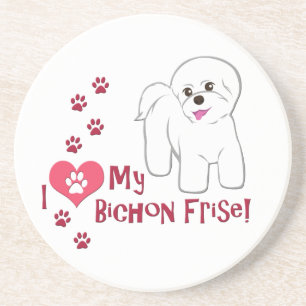 Porta-copos Eu Amo Minha Festa Bichon!