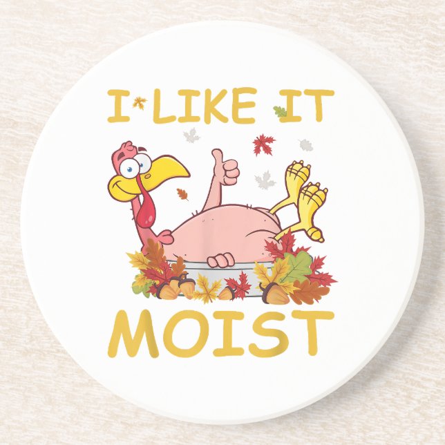 Porta-copos Eu Gosto Que A Turquia Torne Engraçada Como Jante  (Frente)