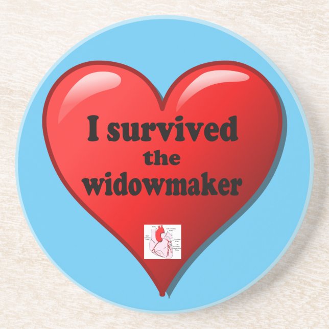 Porta-copos Eu Sobrevivi ao Viúvo (Frente)