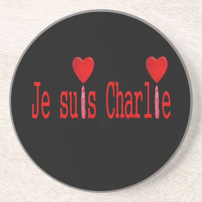 Porta-copos Eu sou Charlie (Frente)