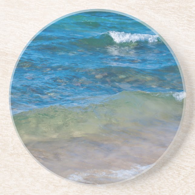 Porta-copos EUA, Michigan. Águas Limpas Do Lago Superior (Frente)