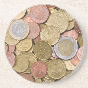 Porta-copos Euro Cents