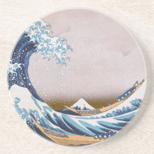 Porta-copos Excelente Tsunami Wave de Kanagawa no Japão por Ho