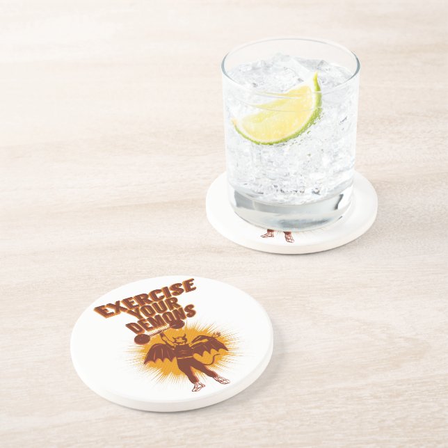 Porta-copos Exercite seus demônios (Lateral)