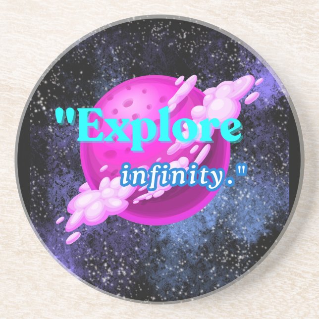 Porta-copos Explorar o infinito (Frente)