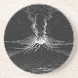 Porta-copos Explosão a preto e branco no Universo