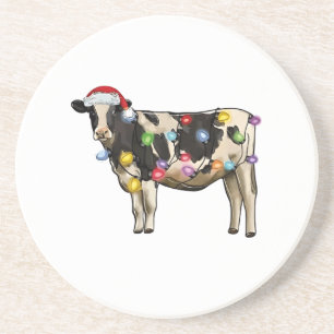 Porta-copos Fã da Fazenda de Vacas de Natal Boneco de Papai No