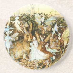 Porta-copos Fadas e Coelho
