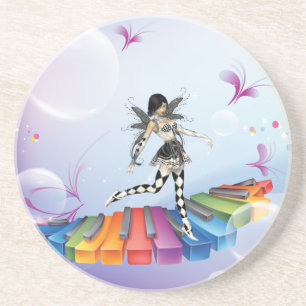 Porta-copos Faerie Musical do Teclado
