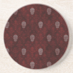 Porta-copos Falln Victorian Skulls Red