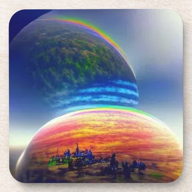 Porta copos Fantasy Planet (Frente)