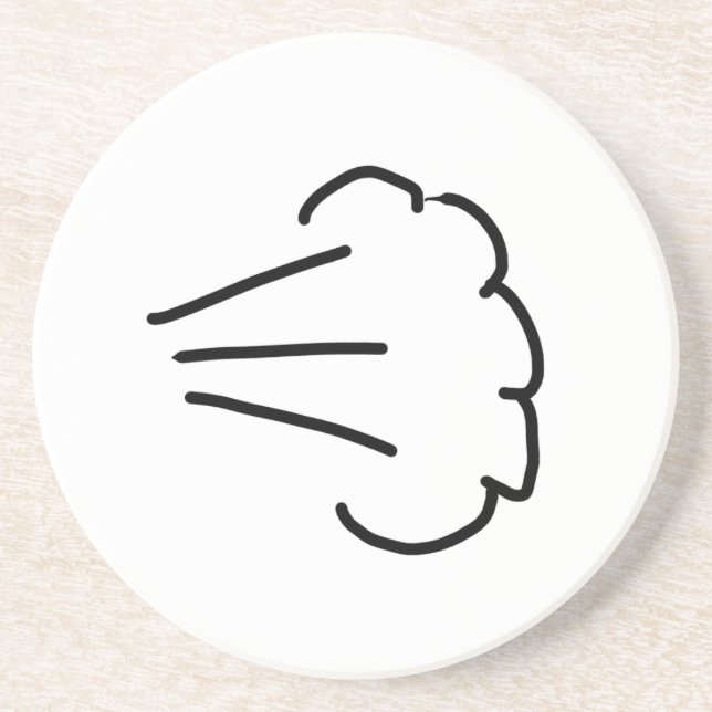 Porta-copos Fart Cloud (Frente)