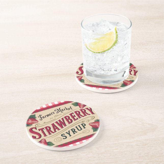 Porta-copos Fazenda de morango (Lateral)