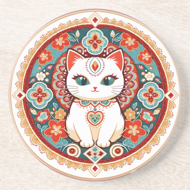 Porta-copos Feline Cat (Frente)