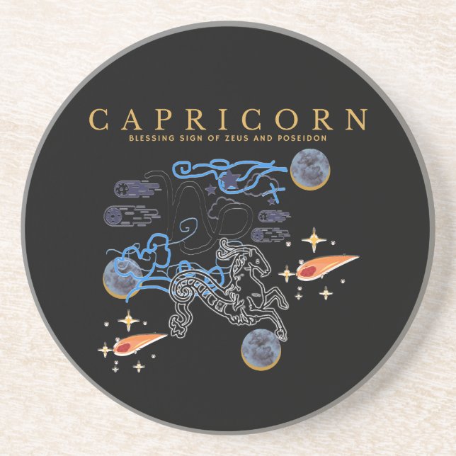 Porta-copos Feliz ano novo Mikitiez capricorn saturn astrologi (Frente)