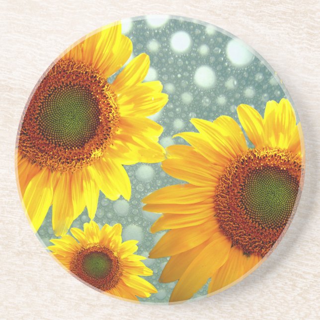 Porta-copos Feliz Bubble Sunflower (Frente)
