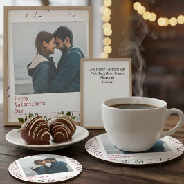 Porta-copos Feliz Dia dos Namorados Foto Romântica Na moda