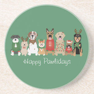 Porta-copos Feliz Feliz Dia dos Cães Vermelhos