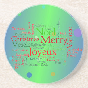 Porta-copos Feliz Natal