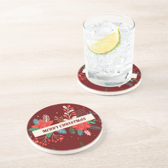 Porta-copos Feliz Natal (Lateral)